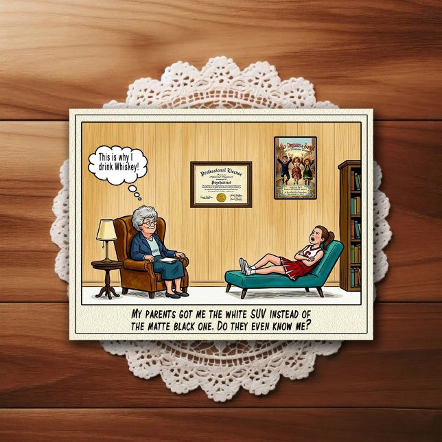 Tarjeta postal de humor de dibujos animados de la  (Subido por el creador)