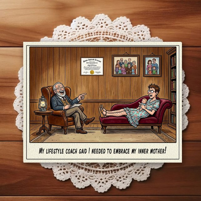 Tarjeta postal de humor de dibujos animados de la  (Subido por el creador)