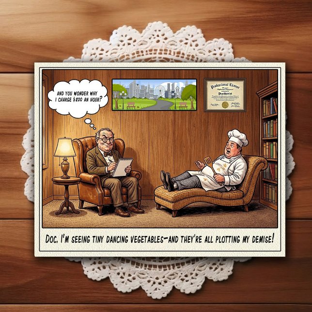 Tarjeta postal de humor de dibujos animados de la  (Subido por el creador)