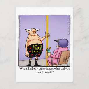 Tarjeta postal de humor de matrimonio para él