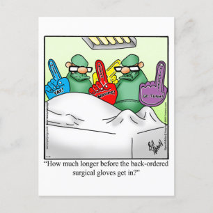 Tarjeta postal de humor divertida para desear una 