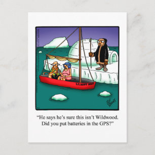 Tarjeta postal de humor divertido de jubilación "E