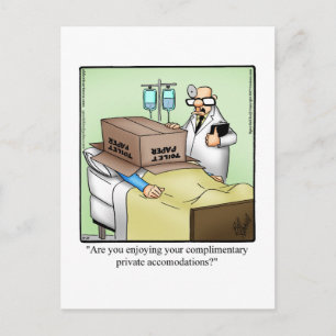 Tarjeta postal de humor para recuperarse