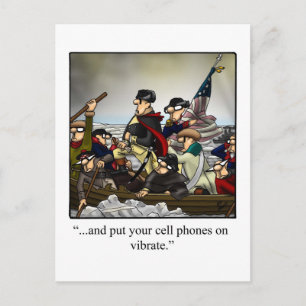 Tarjeta Postal de Humor Patriótico