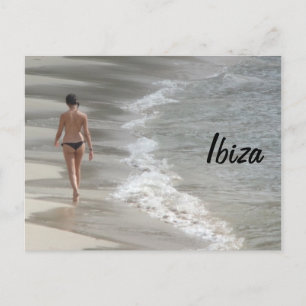 Tarjeta postal de Ibiza Beach