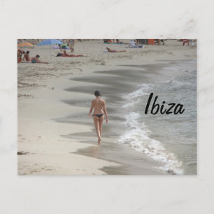 Tarjeta postal de Ibiza Beach