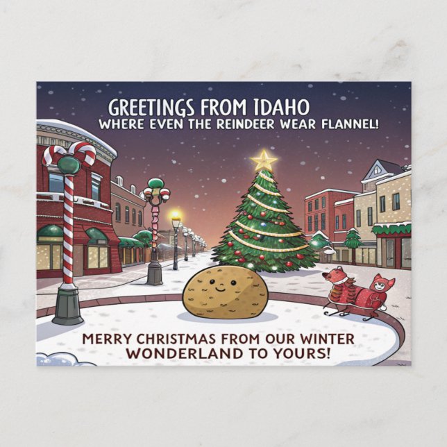 Tarjeta postal de IDAHO (Anverso)