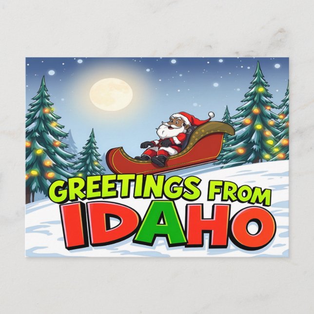 Tarjeta postal de IDAHO (Anverso)