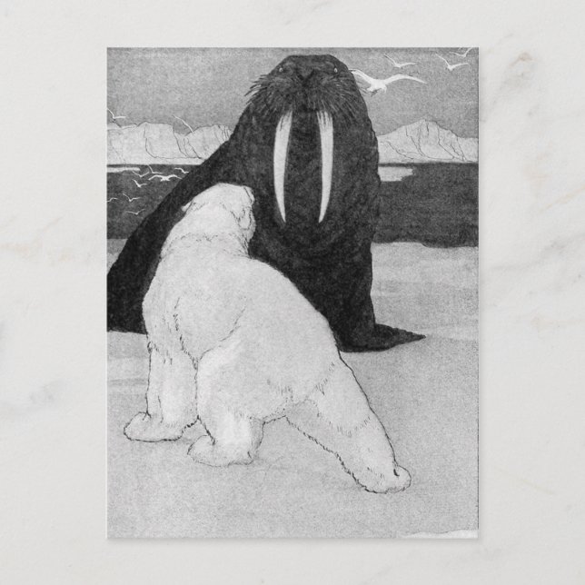 Tarjeta postal de ilustración clásica (Anverso)