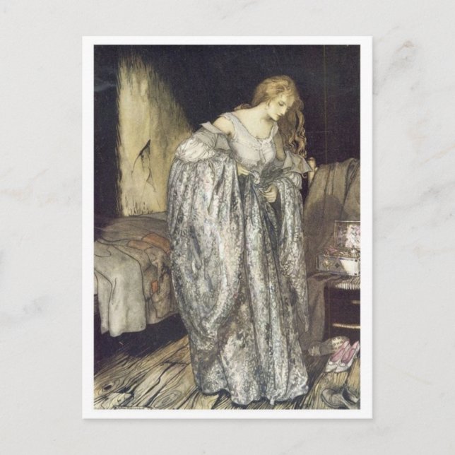 Tarjeta postal de ilustración vintage (Anverso)