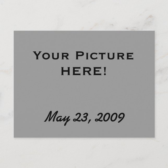 Tarjeta Postal de Imagen para Guardar la Fecha (Anverso)