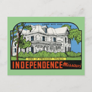 Tarjeta postal de Independence, Missouri