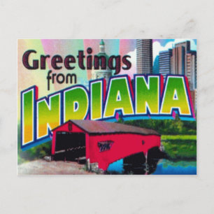Tarjeta postal de Indiana