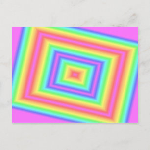 Tarjeta postal de infinito rosa