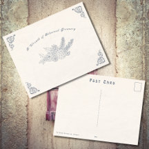 Tarjeta Postal de Invierno de la Era Victoriana An