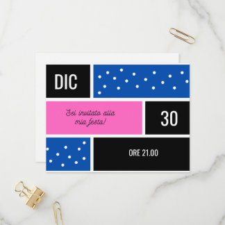 tarjeta postal de invitación