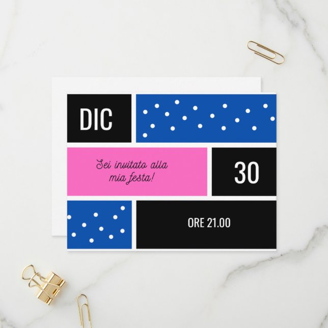 tarjeta postal de invitación (Anverso/Reverso In Situ)