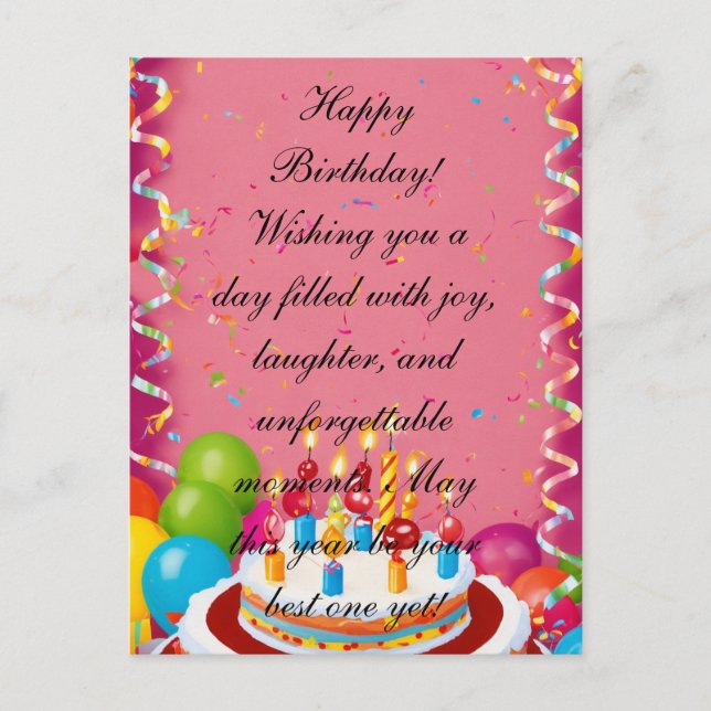 Tarjeta Postal de Invitación (Anverso)