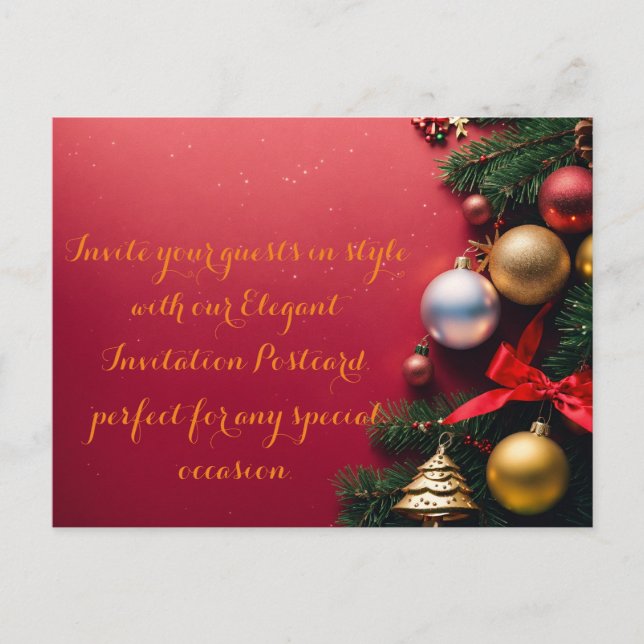 Tarjeta Postal de Invitación (Anverso)