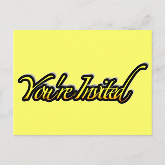 Tarjeta Postal de Invitación (Anverso)