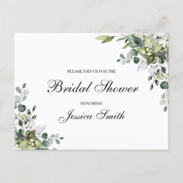 Tarjeta postal de invitación a la despedida de sol