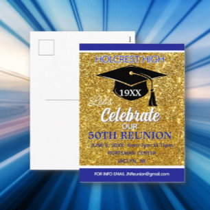 Tarjeta postal de invitación a la reunión de exalu