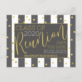 Tarjeta postal de invitación a la reunión escolar