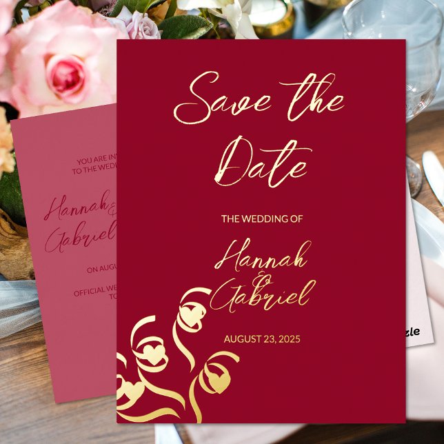 Tarjeta postal de invitación a Relieve metalizado  (Subido por el creador)
