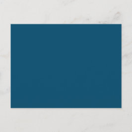 Tarjeta postal de invitación azul oscuro elegante 