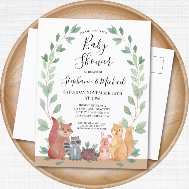 Tarjeta postal de invitación Baby Shower para pare (Subido por el creador)