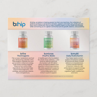 Tarjeta postal de invitación bhip