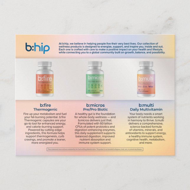 Tarjeta postal de invitación bhip (Anverso)