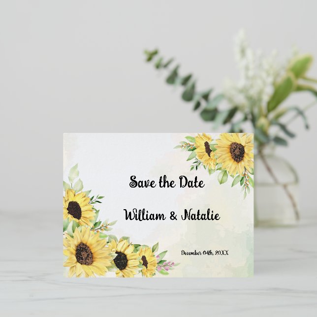 Tarjeta Postal de Invitación con Holograma de 'Sav (Anverso de pie)