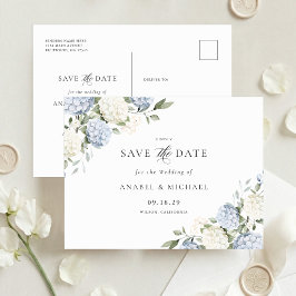 Tarjeta postal de invitación de anuncio de fecha d