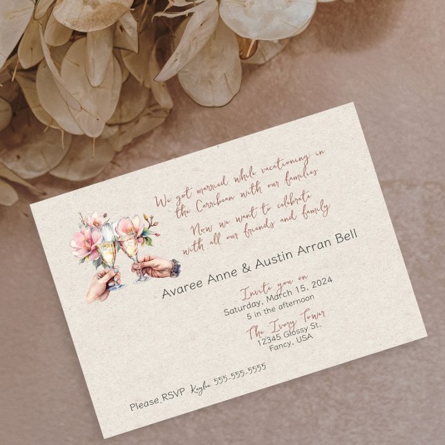 Tarjeta postal de invitación de boda después de la (Subido por el creador)