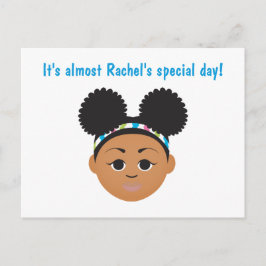 Tarjeta postal de invitación de cumpleaños #Proud2