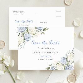Tarjeta postal de invitación de guardar la fecha d