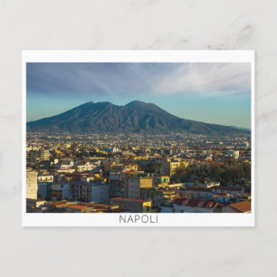 Tarjeta postal de invitación de Nápoles / Nápoles 