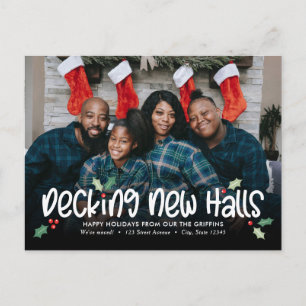 Tarjeta postal de Invitación móvil de vacaciones f