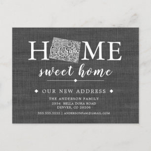 Tarjeta postal de Invitación móvil del estado de C