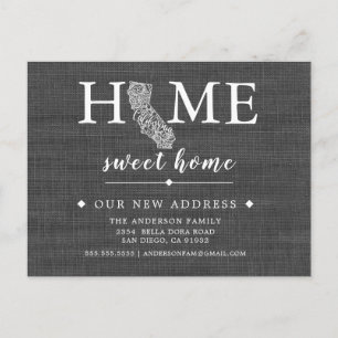 Tarjeta postal de Invitación móvil del estado de C