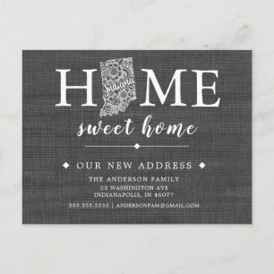 Tarjeta postal de Invitación móvil del estado de I