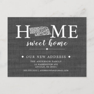 Tarjeta postal de Invitación móvil del estado de N