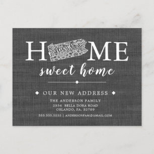 Tarjeta postal de Invitación móvil del estado de P