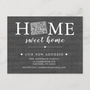 Tarjeta postal de Invitación móvil del estado de W