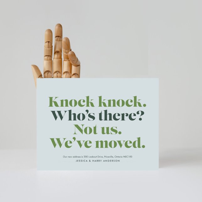 Tarjeta postal de Invitación móvil Knock Knock (Subido por el creador)
