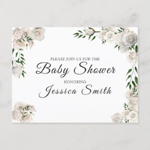 Tarjeta postal de invitación para baby shower