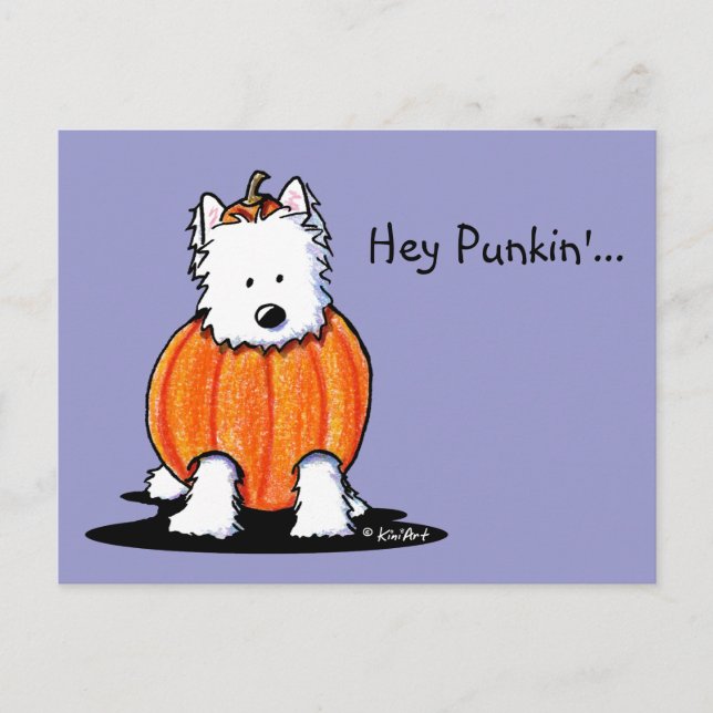 Tarjeta postal de invitación para fiesta de Hallow (Anverso)