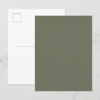 Tarjeta postal de invitación personalizada Verde m