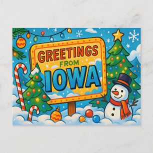 Tarjeta postal de IOWA